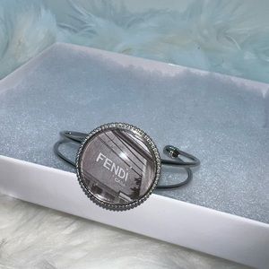 Silver cuff bracelet